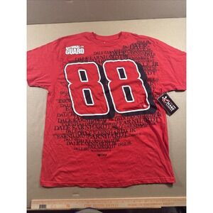 Dale Earnhardt National Guard #88 NASCAR Chase Authentics Red T-Shirt - XL, NWT